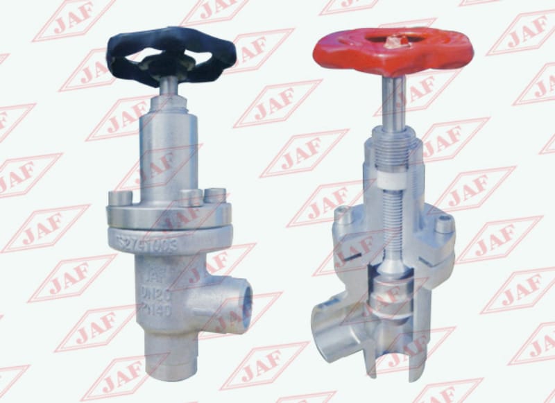 對焊直角截止閥J64F（B）-25(40）、對焊直角節(jié)流閥L61F(B)-25(40）